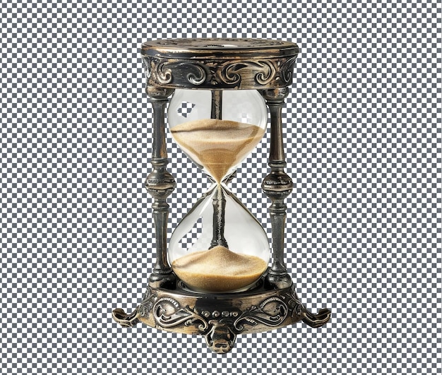 PSD incredible chrono siphoning hourglass isolated on transparent backgroun