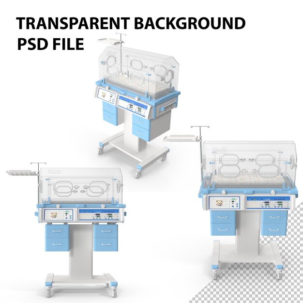 PSD incubator medical equipment png