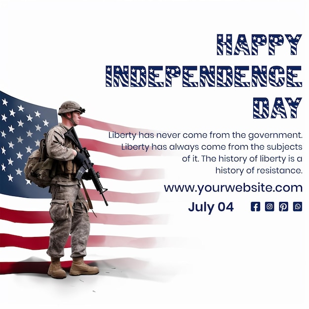 gick with gun on independence day