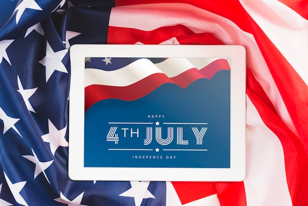 PSD independence day in united states of america. 4th july