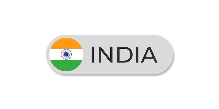 PSD india flag with text transparent background file format psd india text lettering template