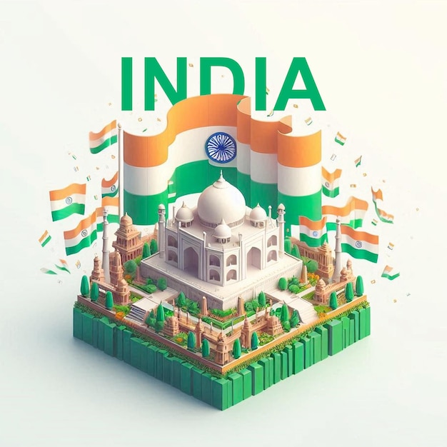 Premium PSD | India Independence Day 2024