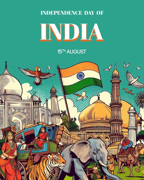 independence day greeting cards hd