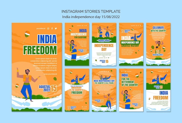 India independence day template design