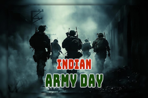 PSD india leger dag kargil vijay diwas en strijdkrachten dag achtergrond