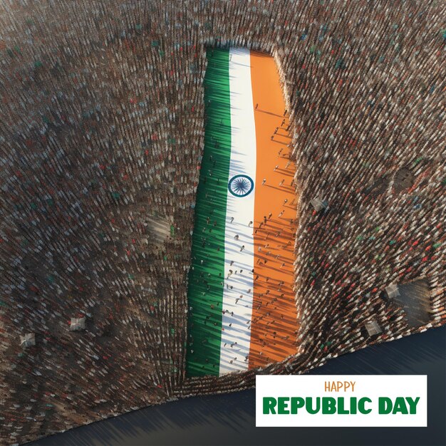 PSD india republic day celebration background