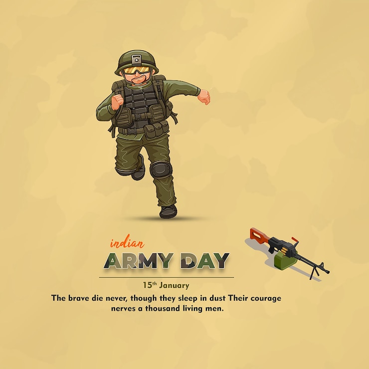 PSD indian army day 15 january social media post