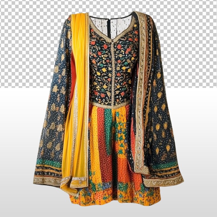 PSD indian dress psd mockup