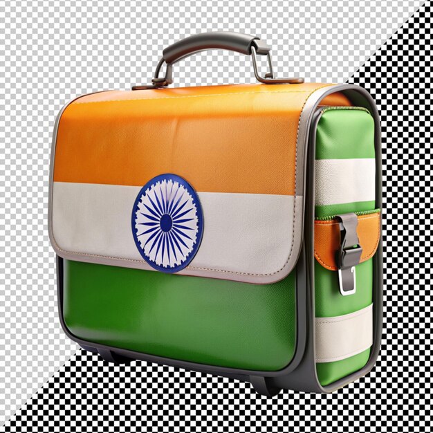 PSD indian flag bag