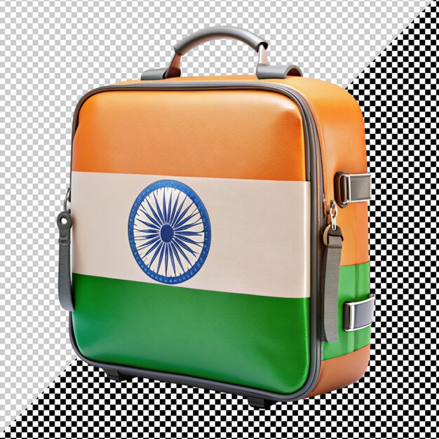 PSD indian flag bag