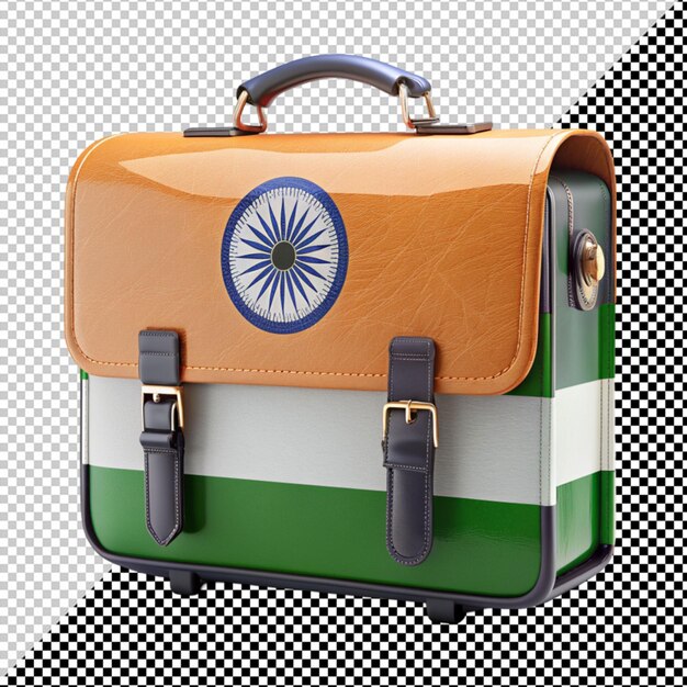 PSD indian flag bag