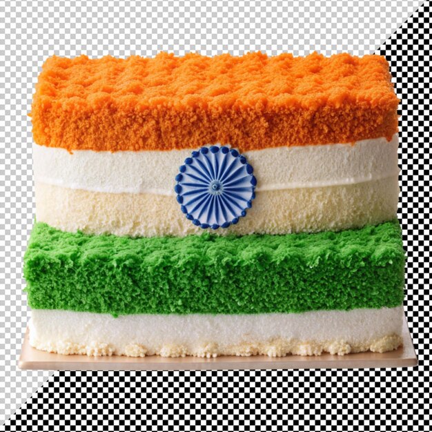 PSD indian flag cake