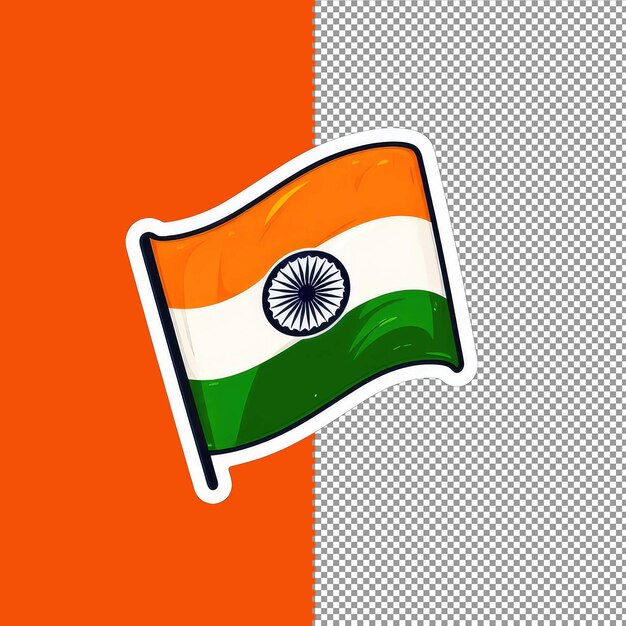 Indian republic glory sticker