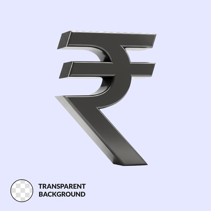 PSD indian rupee symbol a financial icon