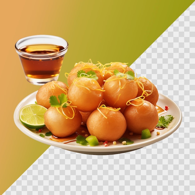 PSD snack indiano pani puri file psd