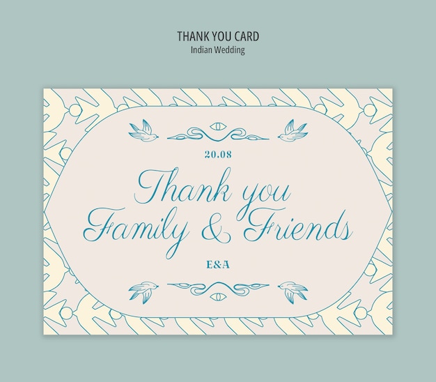indian wedding  template design
