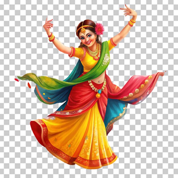 Indian woman dancing