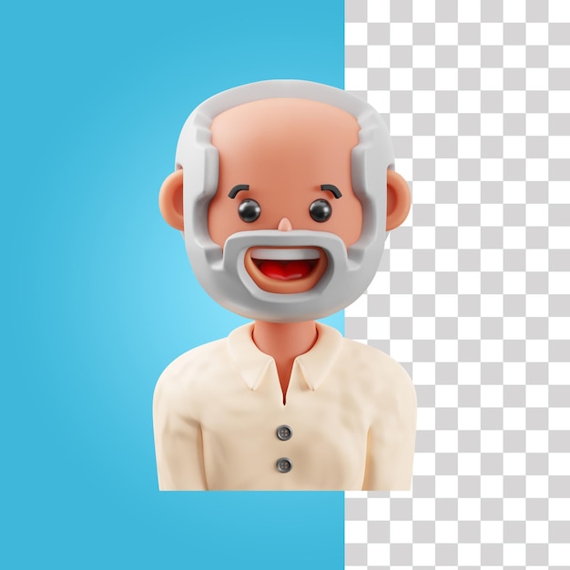 Indiase man 3D Icon