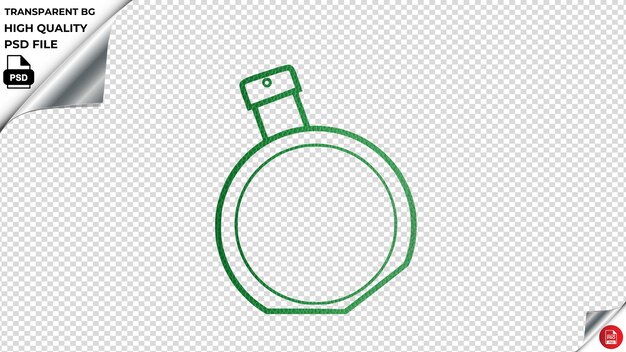 PSD indiv fini vector icon luxury leather green textured psd transparent