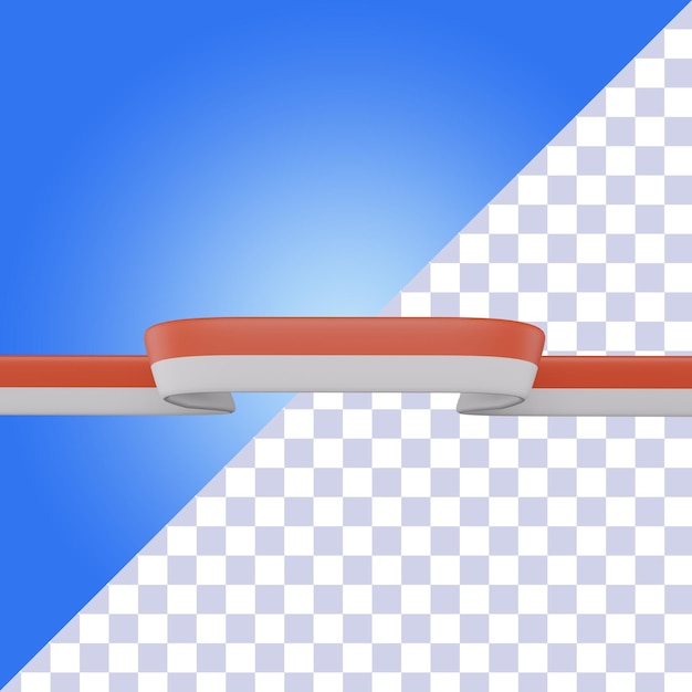 Indonesia flag 3d render