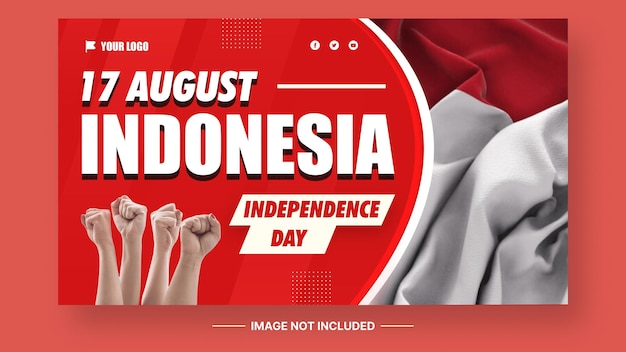 PSD celebrazione della giornata dell'indipendenza dell'indonesia sui social media