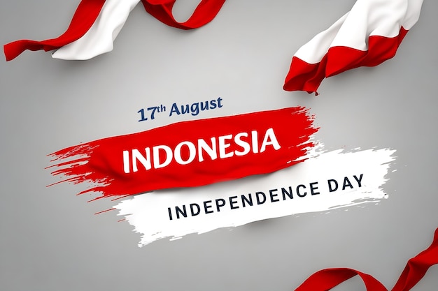 PSD modello di sfondo psd per la festa dell'indipendenza dell'indonesia 10