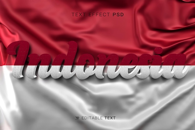 Indonesia Text Effect