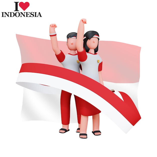 PSD set di icone indonesiane