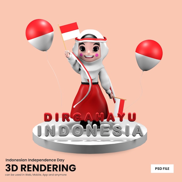 Indonesian Independence Day Girl Version