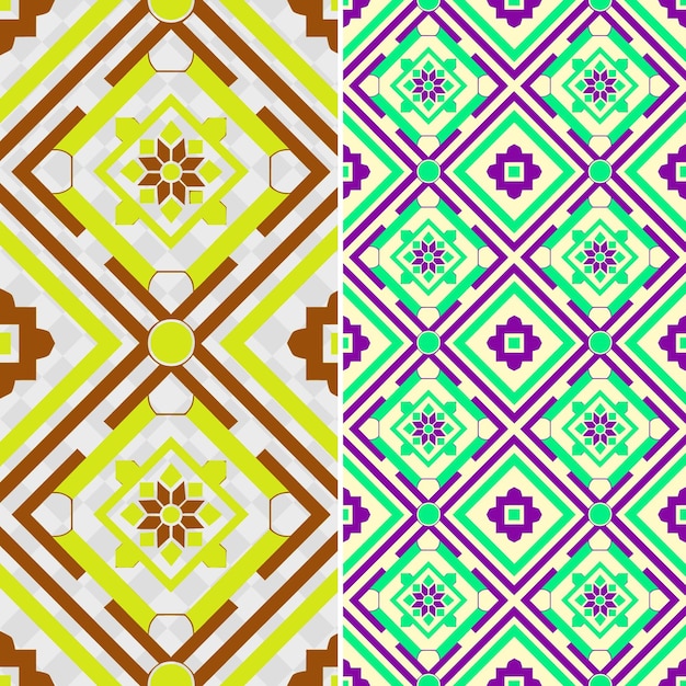 PSD indonezyjski wzór batik stworzony za pomocą kształtów geometrycznych i r creative abstract geometric vector