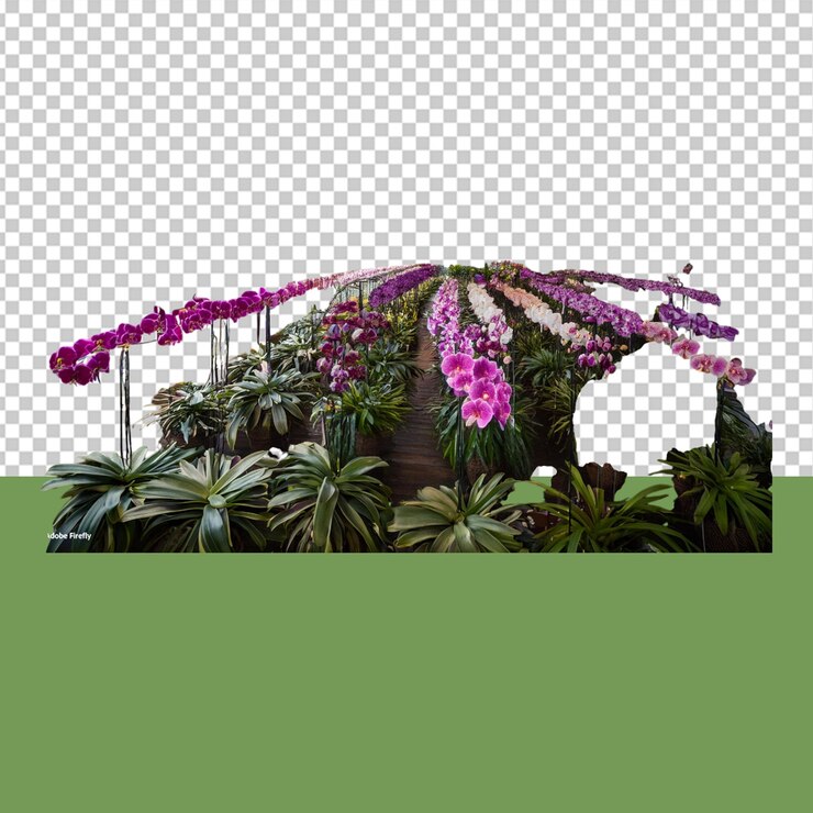 PSD крытое растение png