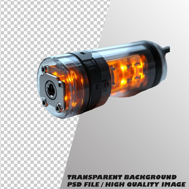 Inductive Sensor Sensor Isolated on Transparent Background PSD File