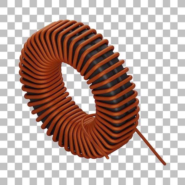 Inductor 3d illustration