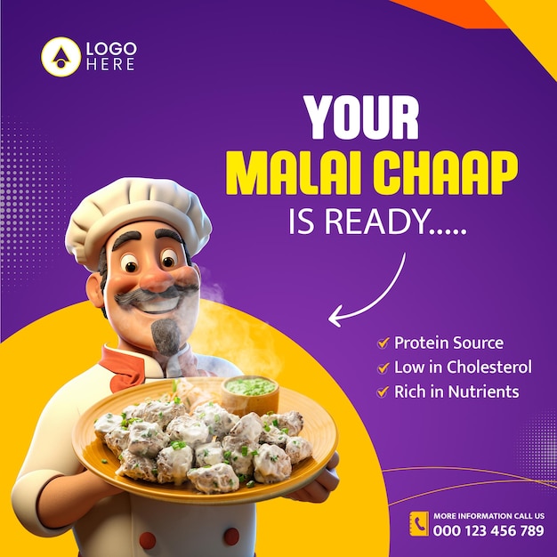 PSD indulge in creamy delight with malai chaap