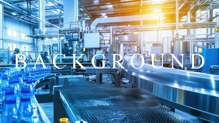 PSD industrial bottling factory