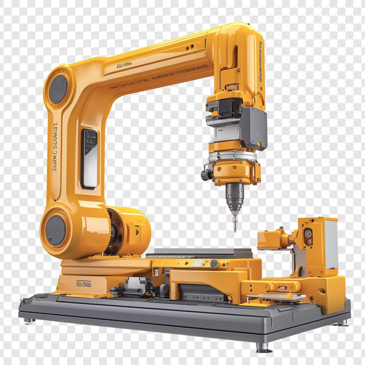 PSD industrial robot arm for machining