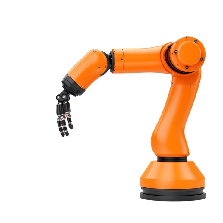 PSD industrial robotic arm with mechanical hand automation technology and manufacturing equipment