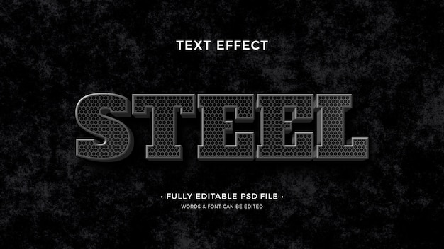 Industrial text effect