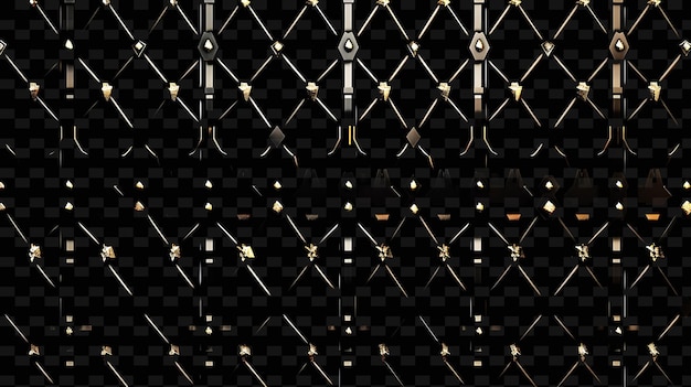 PSD industriële stijl trellises pixel art met metalen texturen en creatieve textuur y2k neon item designs