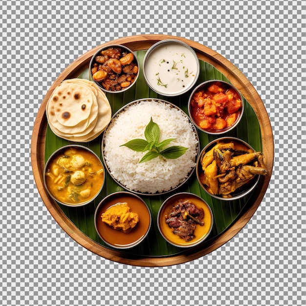 PSD indyjskie jedzenie indyjskie jedzenie thali north indian thali