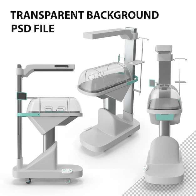 PSD infant astic incubator png