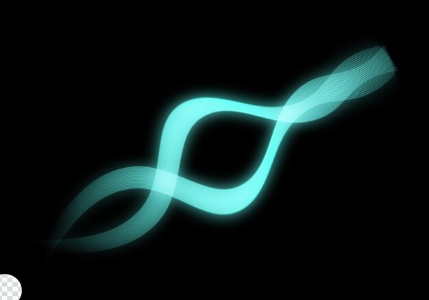 PSD infinity neon light glow effects