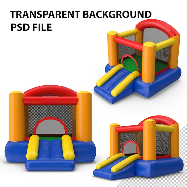 PSD inflatable castle png