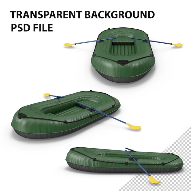 PSD 풍선 낚시 보트 png