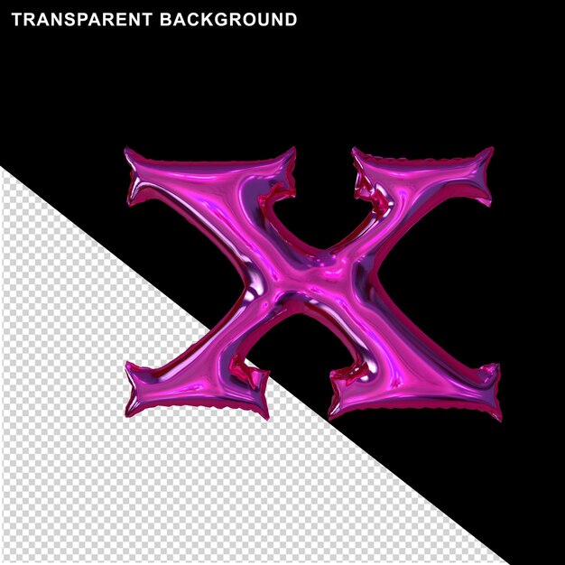 inflatable letter x