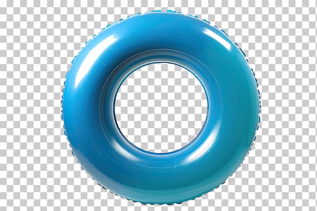 PSD inflatable swim ring on a transparent background