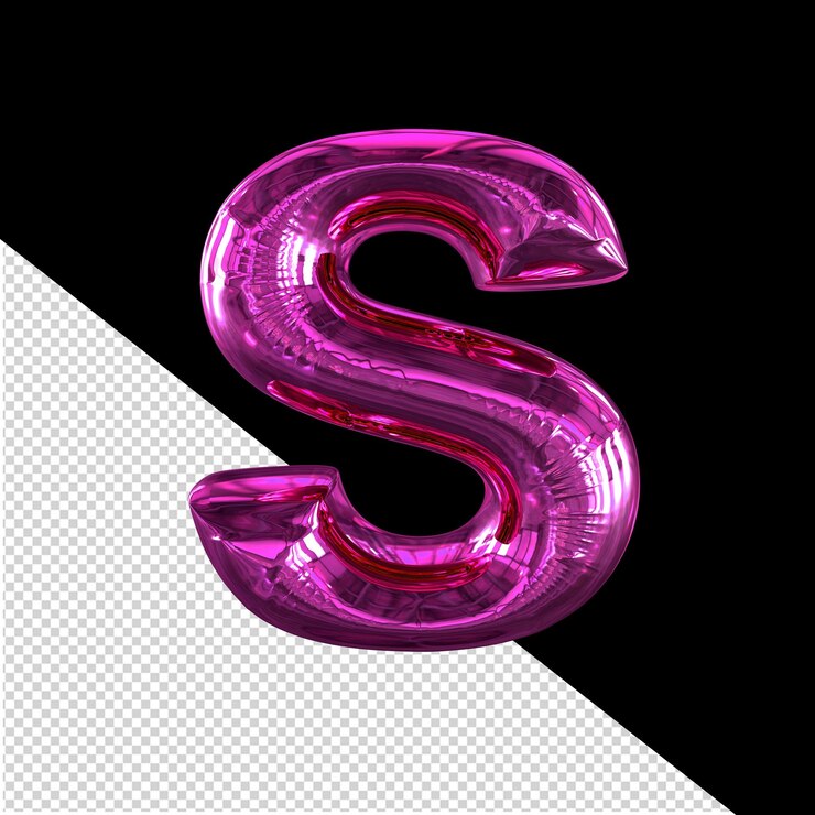 PSD 充氣符號字母 s