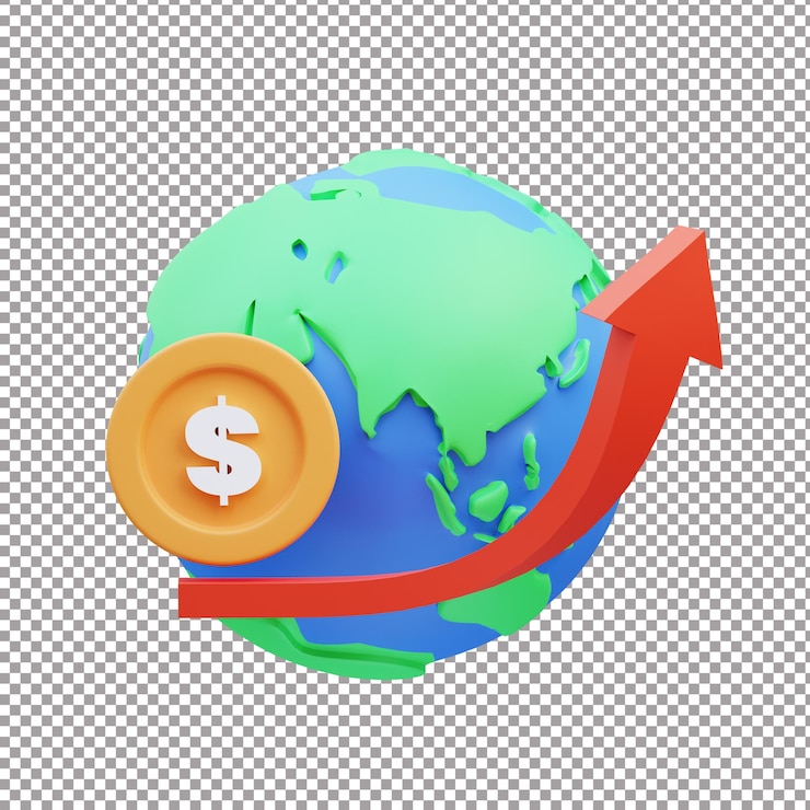 PSD inflation 3d render