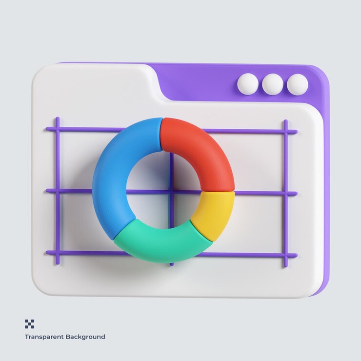 PSD инфографическая 3d иллюстрация