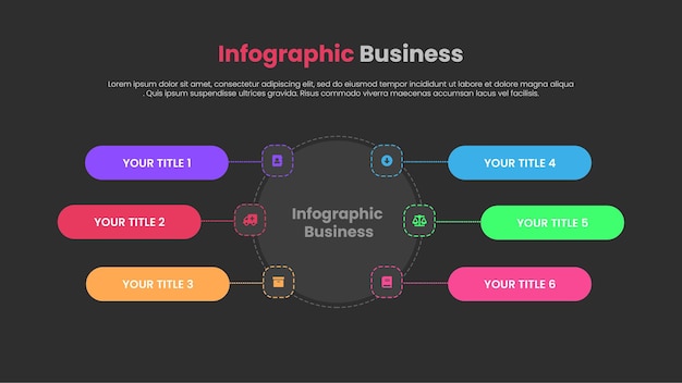 PSD infographic business